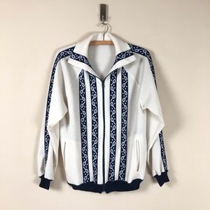 vintage 1950s tennis jacket 50s handmade racket sweater 60s mod 1960s sportswear